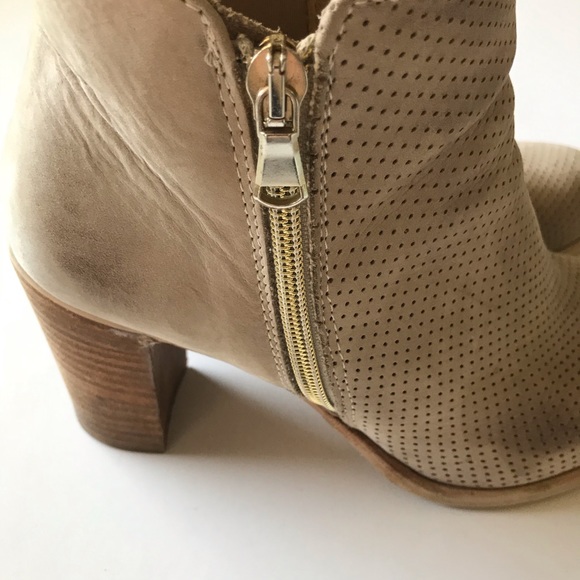 Vera Gomma Suede and Leather Ankle Boots - Picture 12 of 14